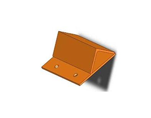 Forklift limiting plate