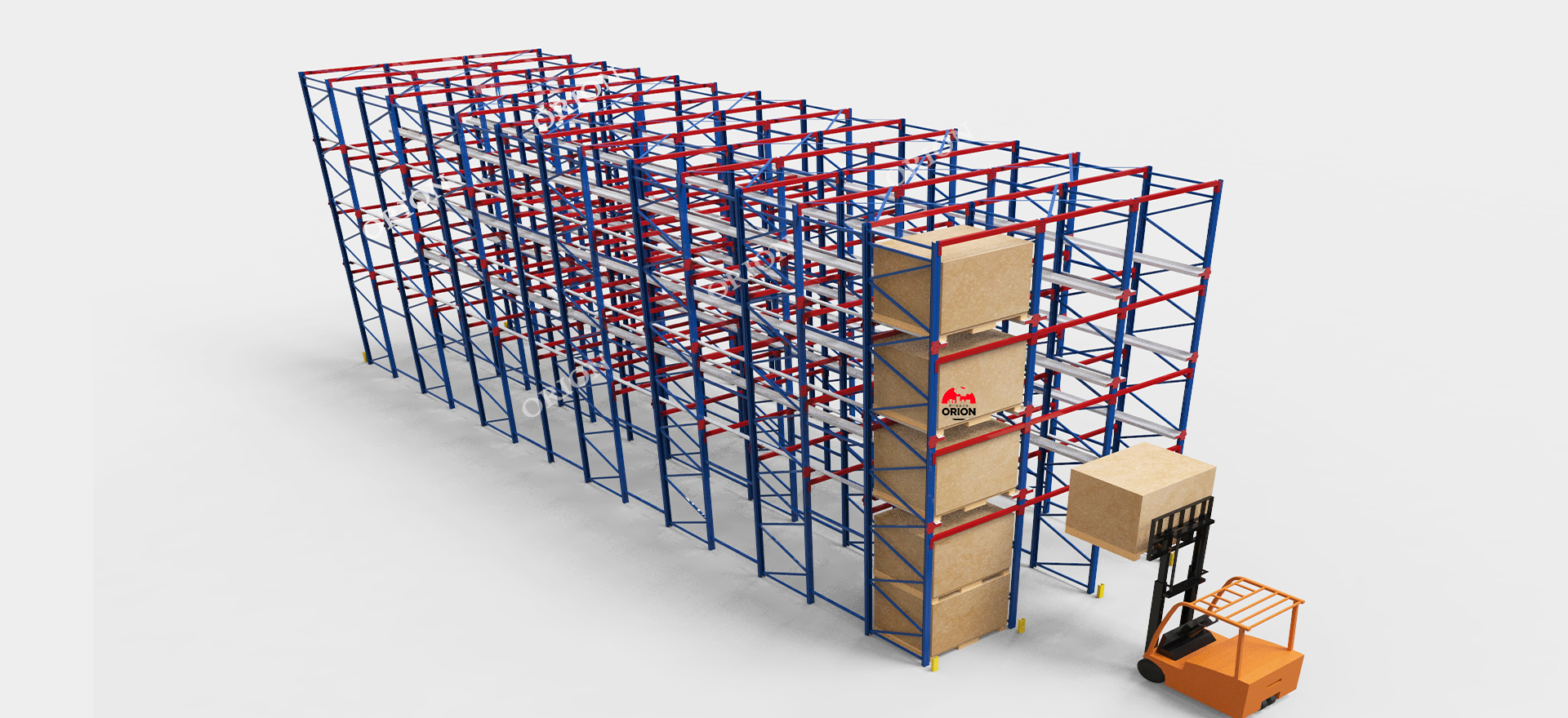 Drive-in/Drive-through Racking System Drive-in/Drive-through Racking System